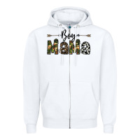 White boy mama Zipper Hoodie - CowhideDigitalArt