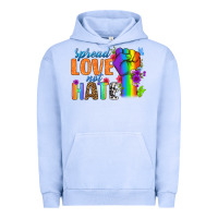 Pigment Grape Ice Spread Love Not Hate Urban Hoodie - BundleAndBundleShop