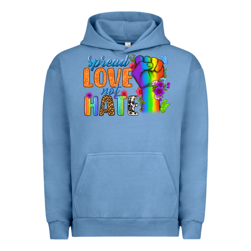 Spread Love Not Hate Urban Hoodie by BundleAndBundleShop | Teevron