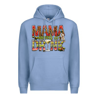 Colony Blue mama needs a drink Premium Hoodie - NancyCooperArtShop