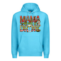 Ocean Blue mama needs a drink Premium Hoodie - NancyCooperArtShop