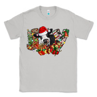 Moon Dust Christmas Joy Cow Classic Tee - CowhideDigitalArt