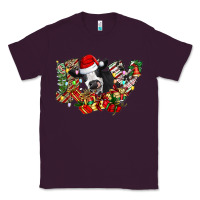 Plum Christmas Joy Cow Classic Tee - CowhideDigitalArt