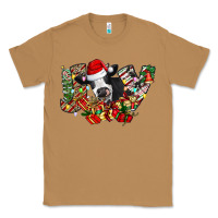 Toasted Coconut Christmas Joy Cow Classic Tee - CowhideDigitalArt