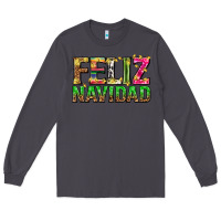 Smoke feliz navidad with pattern Long Sleeve Tee - texasbilliewilder