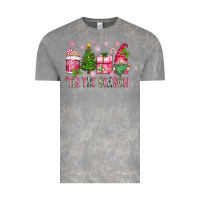 Cloud Rock pink christmas 'tis the season gnome Vintage Tee - Zillion Design Studio