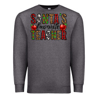Charcoal Heather santa's favorite teacher Premium Sweatshirt - Jasminsmagicworld