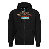 Black bride tribe Zipper Hoodie - CowhideDigitalArt