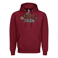 Burgundy bride tribe Zipper Hoodie - CowhideDigitalArt