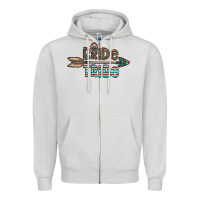 Dove Grey bride tribe Zipper Hoodie - CowhideDigitalArt