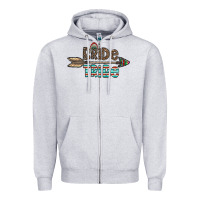 Heather Grey bride tribe Zipper Hoodie - CowhideDigitalArt