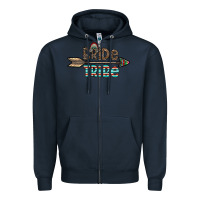 Navy bride tribe Zipper Hoodie - CowhideDigitalArt
