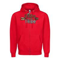 Red bride tribe Zipper Hoodie - CowhideDigitalArt