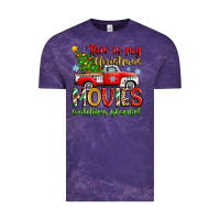 Cloud Purple this is my christmas movies watching blanket Vintage Tee - Zillion Design Studio