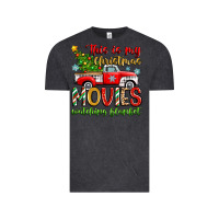 Vintage Black this is my christmas movies watching blanket Vintage Tee - Zillion Design Studio