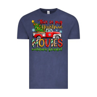 Vintage Denim this is my christmas movies watching blanket Vintage Tee - Zillion Design Studio