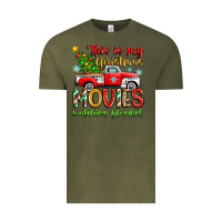 Vintage Olive this is my christmas movies watching blanket Vintage Tee - Zillion Design Studio