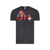 Vintage Black american gnomies truck Vintage Tee - BarkalooDesign