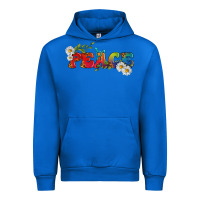Cobalt Lgbtq Peace With Daisy Urban Hoodie - BundleAndBundleShop