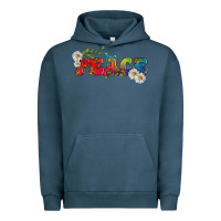 Pigment Midnight Navy Lgbtq Peace With Daisy Urban Hoodie - BundleAndBundleShop