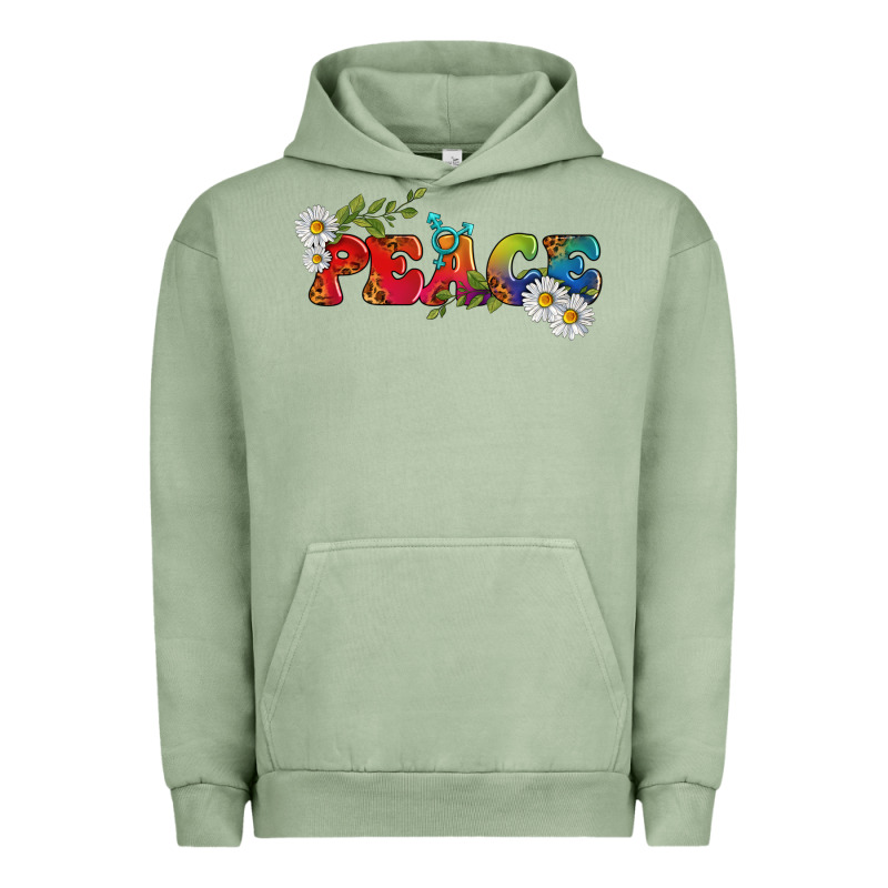 Lgbtq Peace With Daisy Urban Hoodie by BundleAndBundleShop | Teevron
