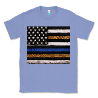 Back To Blue Usa Flag Leopard Police 20oz Tumbler Classic Tee | Teevron