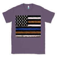 Lavender Back to blue USA flag leopard police 20oz tumbler Classic Tee - Neo Western