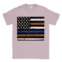 Lilac Back to blue USA flag leopard police 20oz tumbler Classic Tee - Neo Western