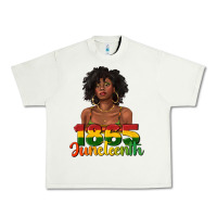 Pistachio 1865 juneteenth with afro black woman Urban Heavy Tee - texasbilliewilder