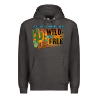 Smoke if i was a cowgirl i d be wild and free Premium Hoodie - MaliasSmallBusiness