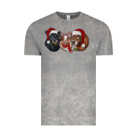 Cloud Rock Christmas Cows Vintage Tee - RanaPortraitStore