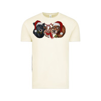Vintage Arctic Christmas Cows Vintage Tee - RanaPortraitStore