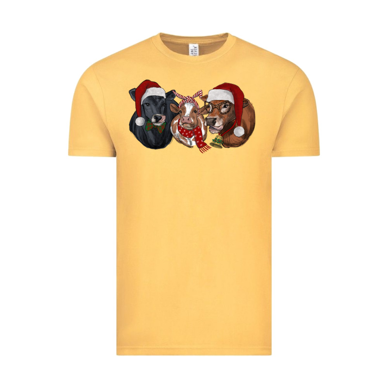 Christmas Cows Vintage Tee by RanaPortraitStore | Teevron