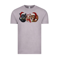 Vintage Zinc Christmas Cows Vintage Tee - RanaPortraitStore
