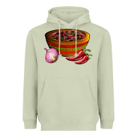 Matcha chilli con carne Heavyweight Hoodie - AdoDesignShop