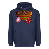 Navy chilli con carne Heavyweight Hoodie - AdoDesignShop