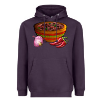 Plum chilli con carne Heavyweight Hoodie - AdoDesignShop