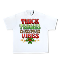 White thick thighs christmas vibes Urban Heavy Tee - BarkalooDesign