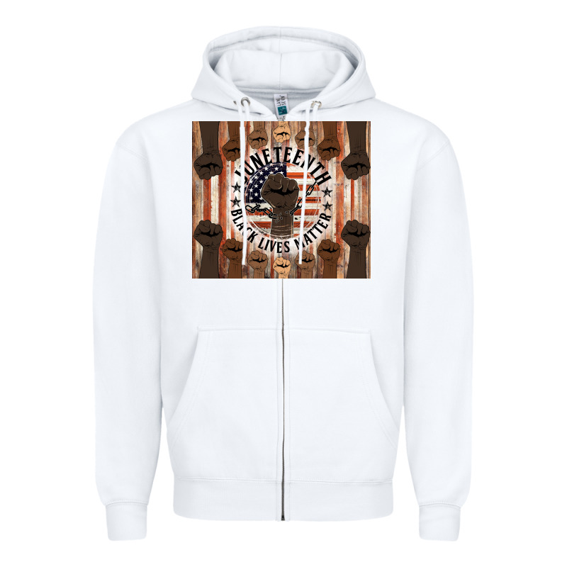 Black Lives Matter Zipper Hoodie by HRA Design Shop | Teevron