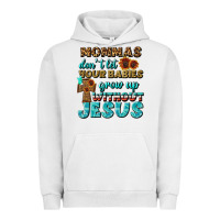 Pigment Lunar Rock Mommas Don't Let Your Babies Grow  Up Without Jesus Urban Hoodie - BundleAndBundleShop