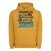 Pigment Peanut Butter Mommas Don't Let Your Babies Grow  Up Without Jesus Urban Hoodie - BundleAndBundleShop