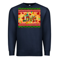 Navy autism awareness love Premium Sweatshirt - BarkalooDesign