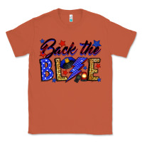 Copper Back the blue with lightning bolt Classic Tee - Neo Western