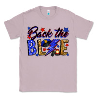 Lilac Back the blue with lightning bolt Classic Tee - Neo Western