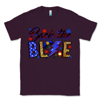 Plum Back the blue with lightning bolt Classic Tee - Neo Western