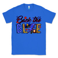 True Royal Back the blue with lightning bolt Classic Tee - Neo Western