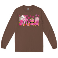 Chestnut pink christmas coffee cups Long Sleeve Tee - texasbilliewilder