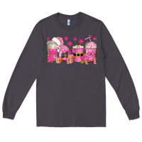 Smoke pink christmas coffee cups Long Sleeve Tee - texasbilliewilder