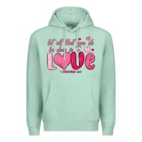 Seafoam let all that you do be done in love Premium Hoodie - MaliasSmallBusiness