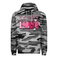 Slate Camo let all that you do be done in love Premium Hoodie - MaliasSmallBusiness